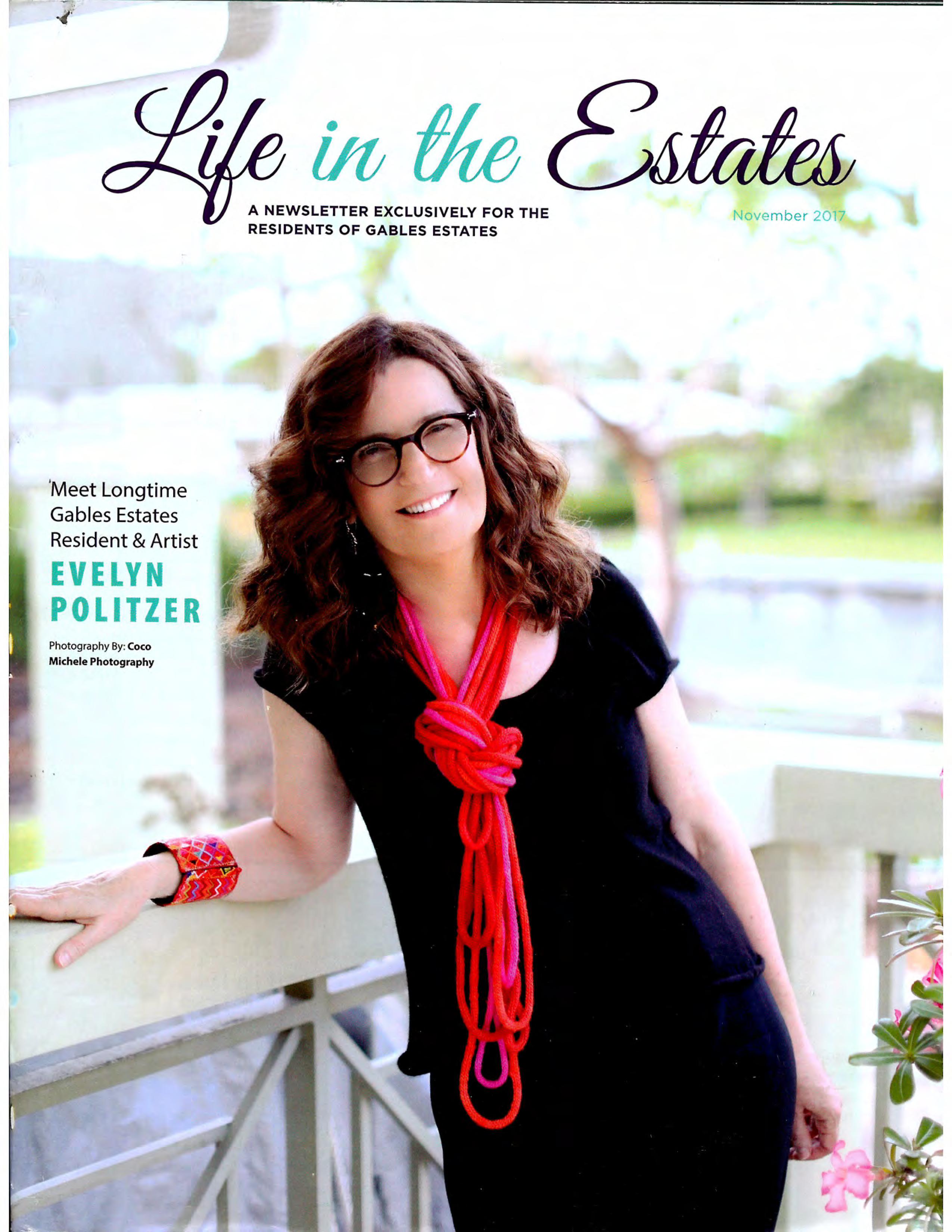 Front cover of Life in the Estates Magazine